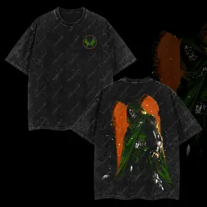 Superstyle Dr.Doom "The Masked Tyrant" Ver 03 MCU Edition Double Printed Oversize Lightweight Acid Washed Tee TV Series Graphic Design Top Cotton Streetwear Comic Superheroes T-Shirt Clothes Menswear Womenswear