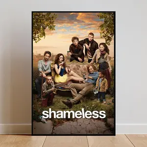 Shameless Poster, Shameless Tv Series Print, Tv Show Poster, Midcentury Art, Wall Art, Room Decoration, Retro Aesthetics