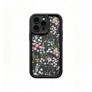 Pastel Floral Phone Case for iPhone 17 Air 16 Pro Max 15 Plus 14 13 12 11 X XS Shockproof Silicone TPU Bumper Drop Protection Soft Cover Protective Cellphone