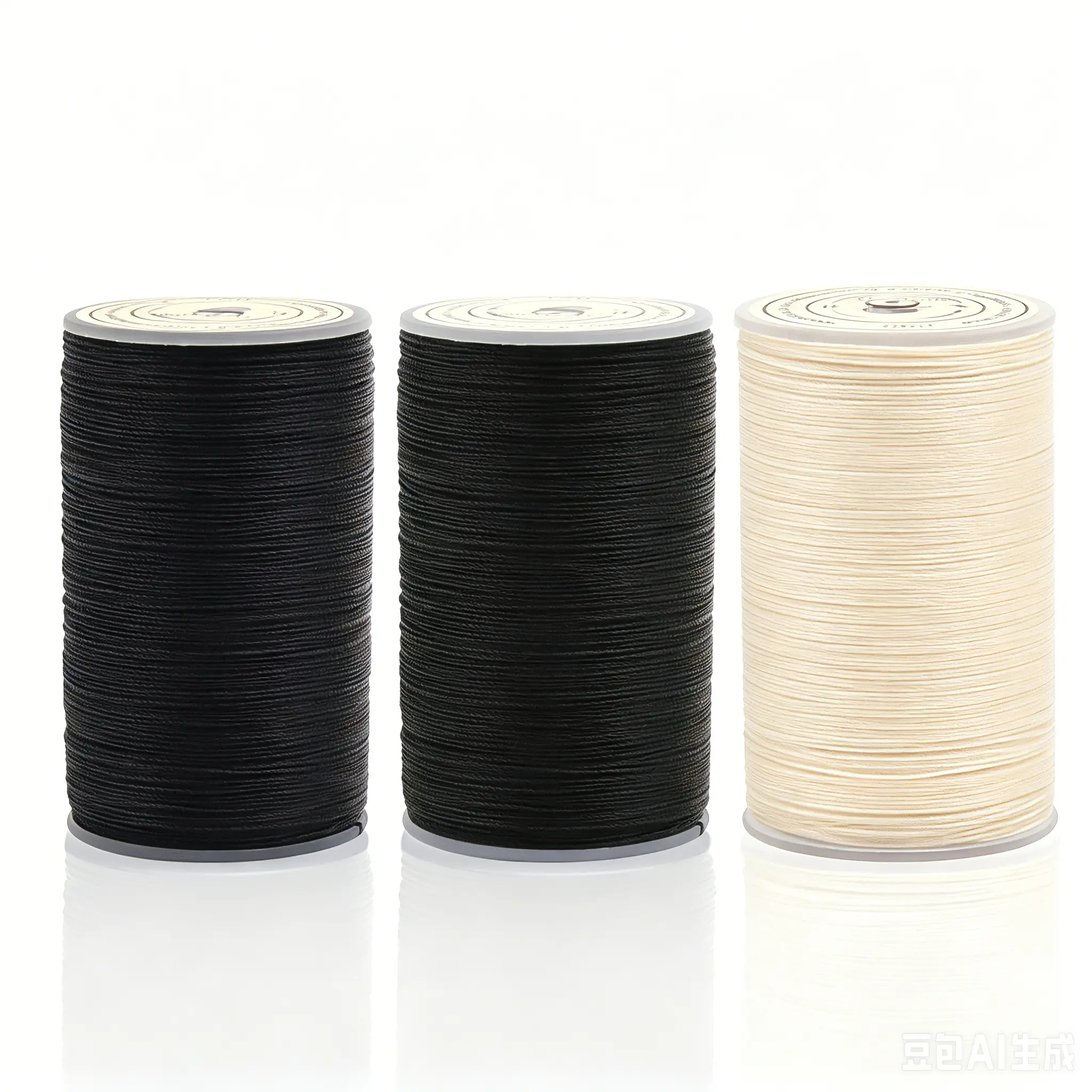 Premium Nylon Weaving Thread Spool - 1 Roll 100m Elastic Sewing Cord, Stretchy Strong Thread for Weft Wig, Braid Extensions Use, 100 Meters