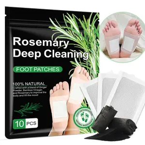 20PCS Natural Herbal Foot Detox Patches -GingerBamboo Deep Cleansing Pads for Stress Relief,Toxin Removal, Better Sleep & Wellness FitnessTreatment Healthcare Solution TherapeuticHealthy Therapy,detox foor pads