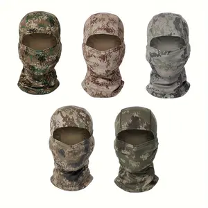 5pcs/Set Desert Series Balaclava Face Mask for Women Men Winter Hunting, Cycling, Skiing And Training