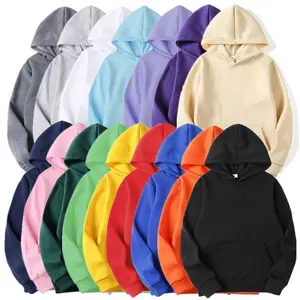 New Fashion Unisex Hoodies for Spring/Autumn/Winter – Casual Solid-Color Pullover Sweatshirts (Men’s Tops)