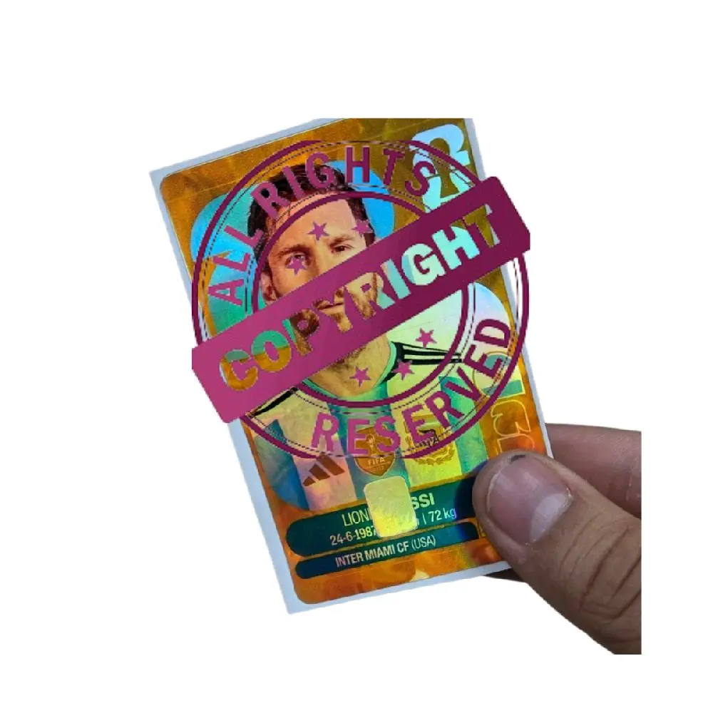 Custom debit sticker