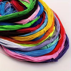 Elastic bead string - Elastic rope, a DIY hair accessory making material, available in various colors