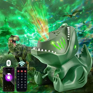 SQ-PNC010 Dinosaur Galaxy Projector for Bedroom,144 Lighting Modes Star Projector for Kids Galaxy Lights for Bedroom, 22 White Noise+5.3 HiFi Bluetooth+Remote Speaker Stars for Ceiling