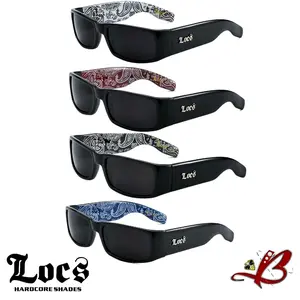 LOCS BANDANA Sunglasses | Classic Gangster Cholo Mad Dog OG Eyewear Shades tiktok shop glasses