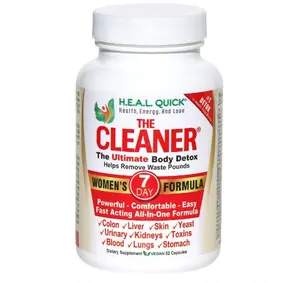 Century Systems The Cleaner Detox, Powerful 7-Day Complete Internal Cleansing Formula for Women, Support Digestive Health, 52 Vegetarian Capsules