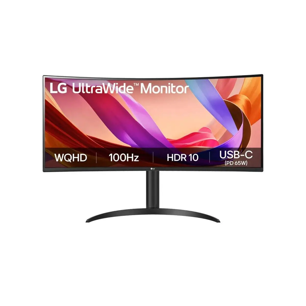 LG 34BQ65VA-B 34" 21:9 UltraWide QHD 100Hz Curved VA LCD HDR Monitor, Black