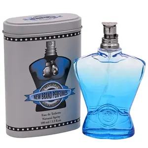 NEW Brand World Champion Blue Men's Cologne - Spicy Scent Bold Fragrance EDT, 3.3oz/3.4oz Can Packaging, Perfumes Fragrance Blend, Bottle-Shaped Design, New In Can