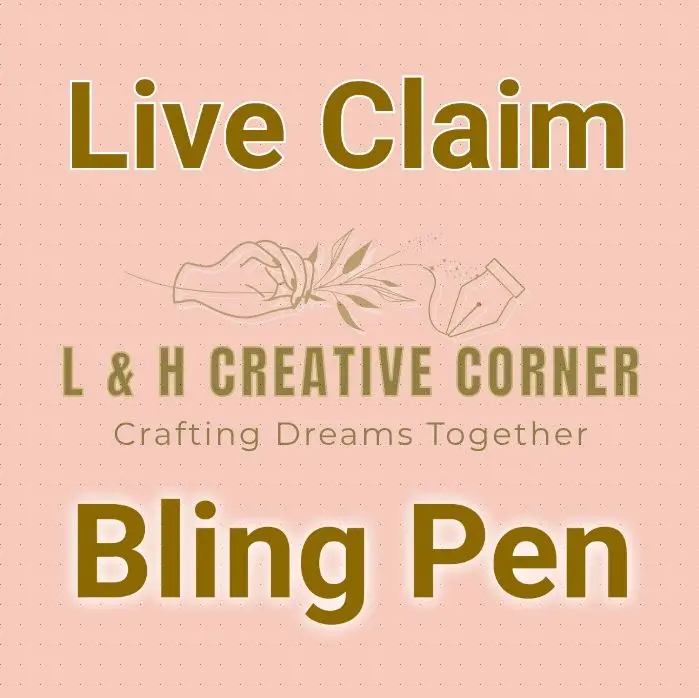 L & H Creative Corner Live Claim Bling Character Pen Custom Designed Unique Characters Personalized Writing Tool