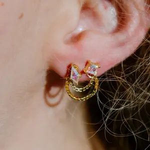 Thread of Hope Double Piercing Earring