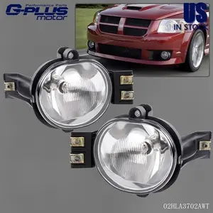 Fit For 02-2008 Ram 1500/2500/3500 2004-2006 Dodge Durango Clear Fog Lights Pair