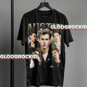 Austin Butler Actor & Singer Graphic Tee Elvis Presley Biopic Star Shirt Hollywood Movie Merch Gift for Film Fan Alternative Celebrity