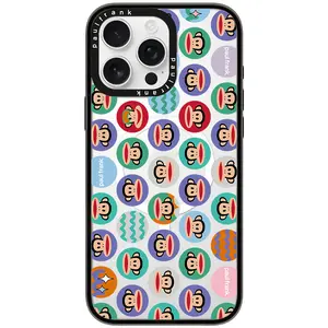 Paul frank Compact iPhone 12 13 14 15 16 Pro Max Case CaseDesign Compatible with MagSafe [2X Military Grade Drop Protection/Slim/Lightweight] Clear Black A175 Wireless Smartphone Cover