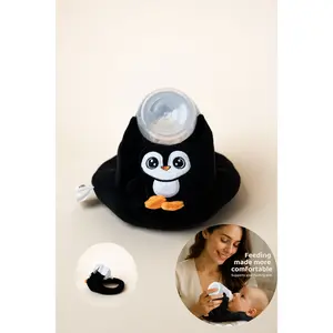 Baby Bottle Pillow Holder for Parents - Penguin