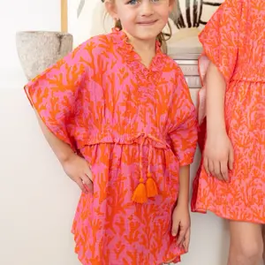 Parker Girls' Coral Cover-Up