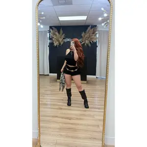 Coachella 2pc short set - black