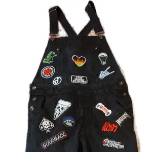 1 of 1 Patchwork Overalls – Size 32
