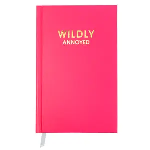 Wildly Annoyed - Hot Pink Hardcover Journal - Daily Writing Journal - Manifestation Journal - Diary