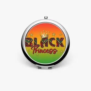 Black Princess Compact Mirror