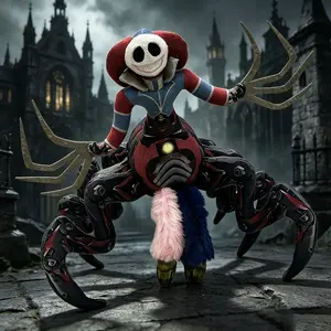 New Poppy Playtime Plush: The Prototype, Lily Lovebraids & Giblet – Soft Horror Game Toy, Ideal Collectible for Fans on Birthdays & Festivals