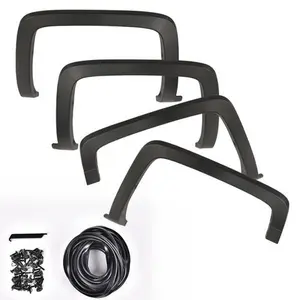 Fit For 2014-2019 Chevy Silverado 1500 2500 3500 Factory Style Fender Flares Fit For 2014-2019 Chevy Silverado 1500 2500 3500 Factory Style Fender Flares