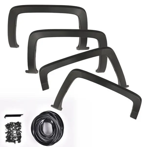 Fit For 2014-2019 Chevy Silverado 1500 2500 3500 Factory Style Fender Flares Fit For 2014-2019 Chevy Silverado 1500 2500 3500 Factory Style Fender Flares