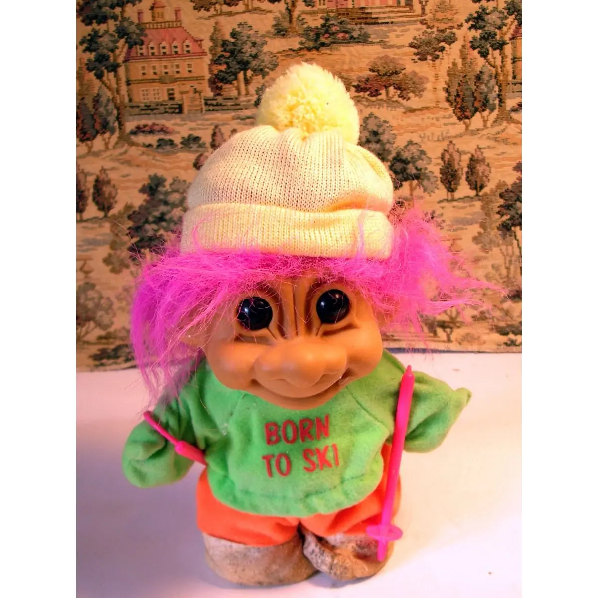 Troll Collectible SKI DOLL "Born To Ski"