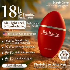 Redgate Photolyase Gene Non-Destructive Sunscreen, Fresh, Waterproof, Face and Body Barrier, UV Protection