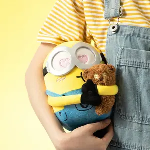 【Holiday Gift】Bob+Tim Collection 8in. Bob Hugging Tim Bear Plush Toy,Costume Minions Plush Toy - Adorable and Collectible,Birthday gifts, Festive gifts, School gifts,Bedroom decoration Stuffed Soft  Wintertok,cozyvibes, Holiday & Holiday Haul#Summervibes