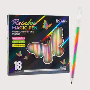 Gradual Rainbow Pens Set, High-Quality DIY Drawing Tools, Art Supplies, Perfect for Notebooks & Art Projects, Ideal Gift for Students & Office Use, Coloring Materials Set