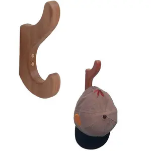 212 MAIN Teak Utility Hook - Wall Mount Organiser for Clothing Hang, Sturdy Hold for Kayaking & Water Sports Gear