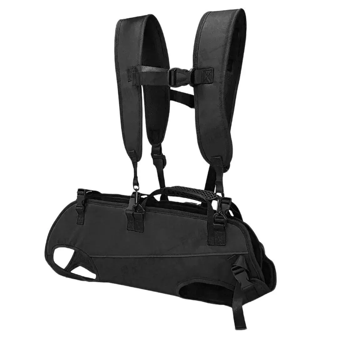 Heavy-Duty Dog Carrier Backpack for Medium to Large Dogs (25kg Capacity) - Shiba Inu, Corgi Compatible, Dual Shoulder Straps, Ergonomic Design, Hands-Free Convenience, Durable Construction, Dual Functionality, Reduces Stress