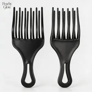 2 Pieces Double Fist Hair Lift Combs - Large and Small Plastic Detangle Wig Braid Pick Hair Styling Tool for Women  Men