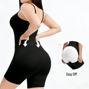 COOSHAPE Shapewear Easy-Slide Shaper Easy-Off Womenswear Tummy Control Bodysuit with Compression Detachable Bodysuit for Women Minimalist Faja Spring/Summer Basic