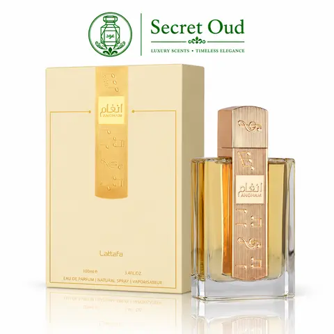 Lattafa ANGHAM Women's Luxury EDP Spray Fragrance - Floral Amber Vanilla Scent, 3.4oz(100ml) Perfumes for Women, Beauty Products for Personal Care
