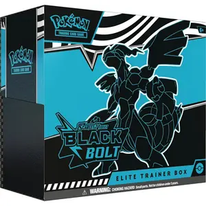 Pokemon Trading Card Games Scarlet & Violet 10.5 Black Bolt Elite Trainer Box Featuring Black Bolt Character