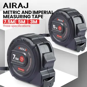 Multifunctional Heavy Duty Tape Measure, 1 Count Tape Measures with Thickened Frosted Anti Drop Shell, High-precision Portable Manual Measuring Tool