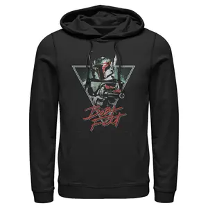 Men's Star Wars Artistic Boba Fett Pull Over Hoodie