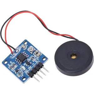 Vibration Sensor Module with Analog Digital Output for Tapping and Vibration Detection 5V Piezoelectric Sensor for Projects and DIY Electronics