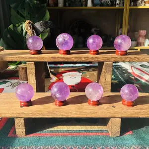 Natural Crystal Amethyst Sphere Collection
