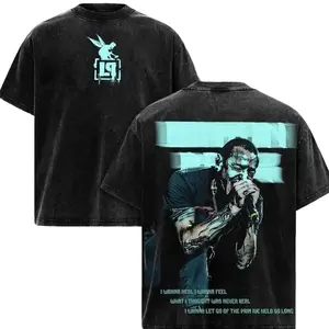 Chester Bennington Legacy Tee – Vintage Heavy Cotton Oversize Unisex Rock Band T-Shirt, Sweatshirt & Hoodie, Retro Y2K Nu Metal Streetwear Top, Linkin'n Parks Music Merch for Fans 2000s Tour Collector Merch U P