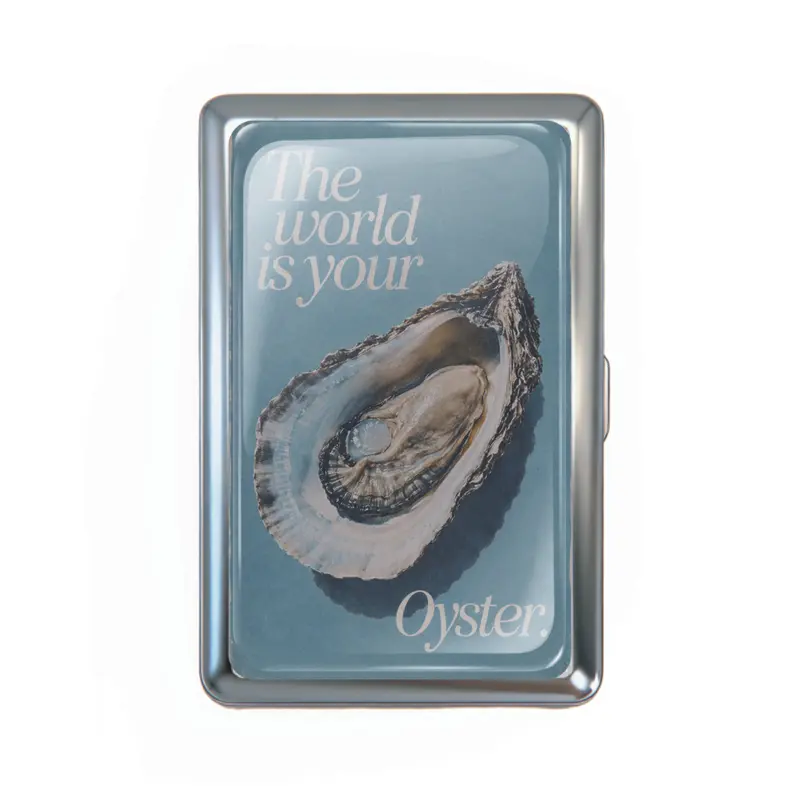 HARD KISS Metal Wallet Card Holder Vintage Design Versatile Case [10 Styles]