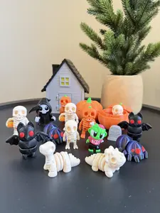 Halloween Figurines – Handmade 3D-Printed Collectibles