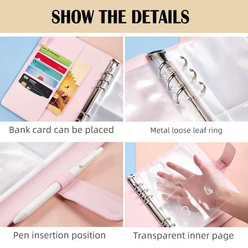 100 Envelopes Money Saving Challenge A5 Money Saving Binder,Budget Binder Savings Challenges Book with Cash Envelopes to Save $5,050,2026 New A5 Budget Planner with Cash Envelopes,Daily Money Management Notebook,Perfect Mother's Day Gift