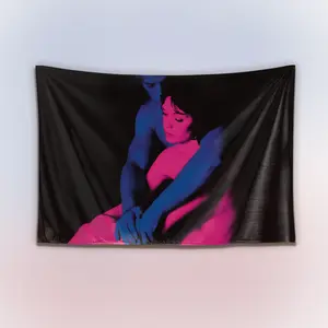 TV Girl 'Who Really Cares' Tapestry, Indie Band Aesthetic Wall Hanging Decor, Retro Music Album Art Banner, Bedroom Wall Art, Gift for Fans