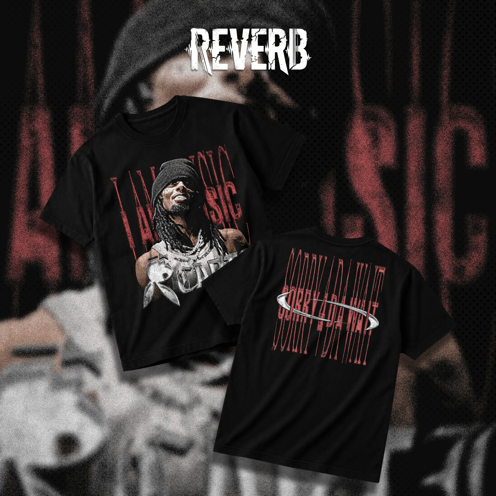 [REVERB] Comfort Colors I Am Music T‑Shirt, Vamp Carti Era Graphic Tee, Opium‑Inspired Rapper Apparel, Hip‑Hop Concert Shirt, Underground Streetwear, Tour Merch, Gift for Fans