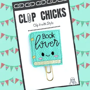 Book Lover Novelty Paper Clip - Fun Bookmarks, Planner Clips, Journal Accessories for Readers & Writers, Great Gift, Unique Gifts under $5