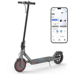AOPO Electric Scooter 350W Motor 19mph 4-Speed Mode 37V Battery 15-Mile Range App-Controlled Dual ABS Brakes Perfect Gift for Friends Family or Kids